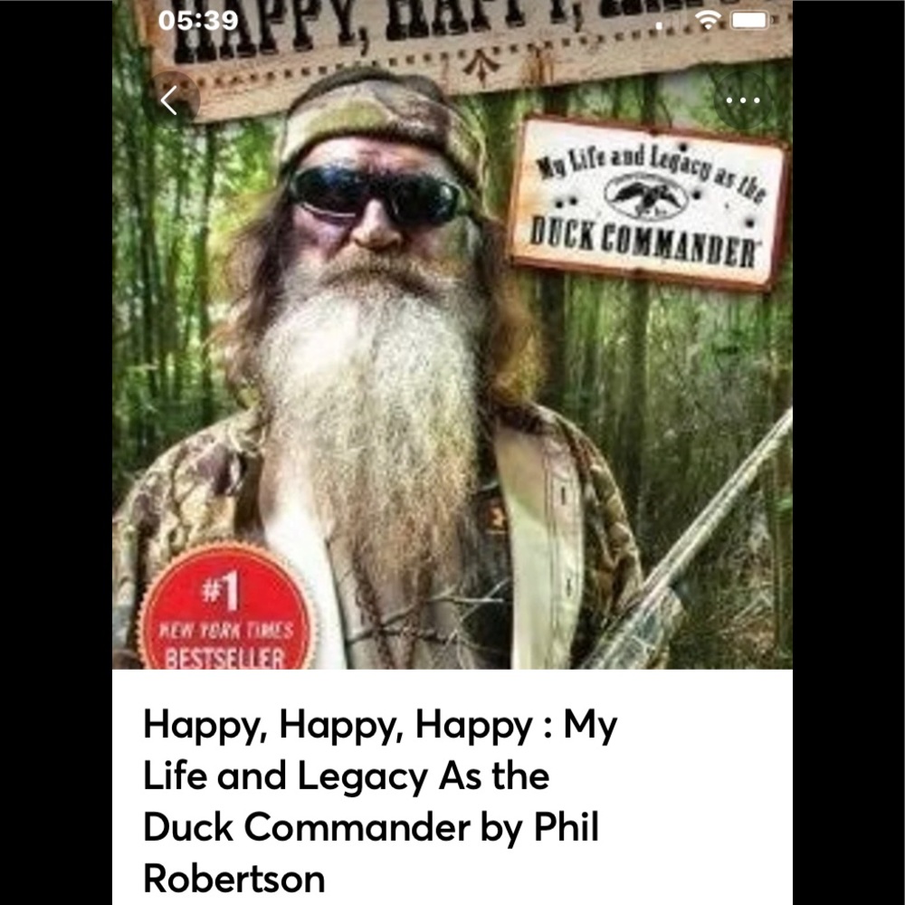 Duck commander Happy happy happy new book
